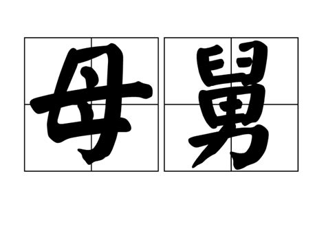 母舅是誰|母舅 的意思、解釋、用法、例句